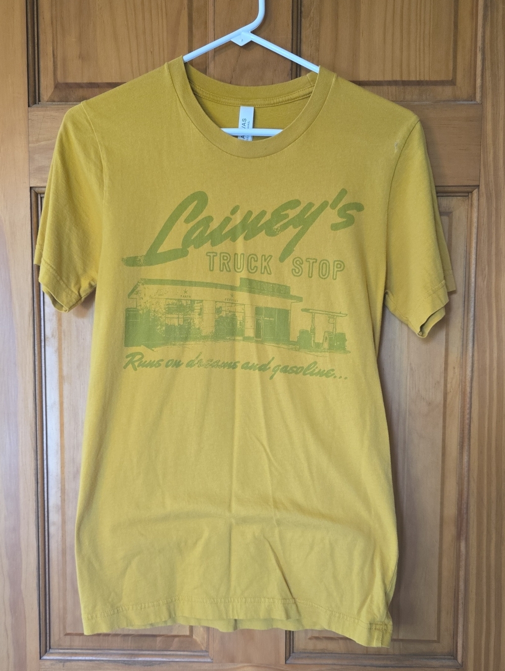 Lainey Wilson Tour Truck Stop Graphic Tee - Mustard Yellow